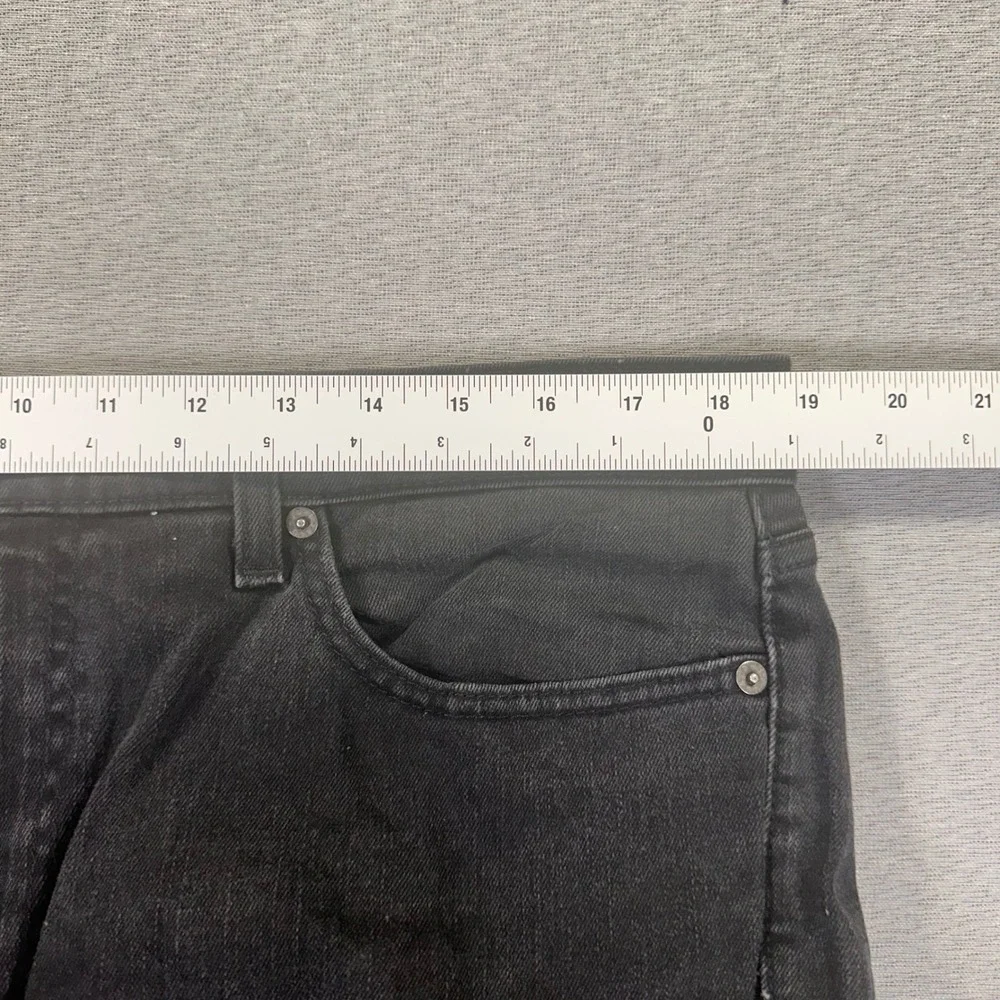 Levis 511 Straight Fit Jeans Men 36x32 (Fits 38x31) Charcoal Black Stretch Denim